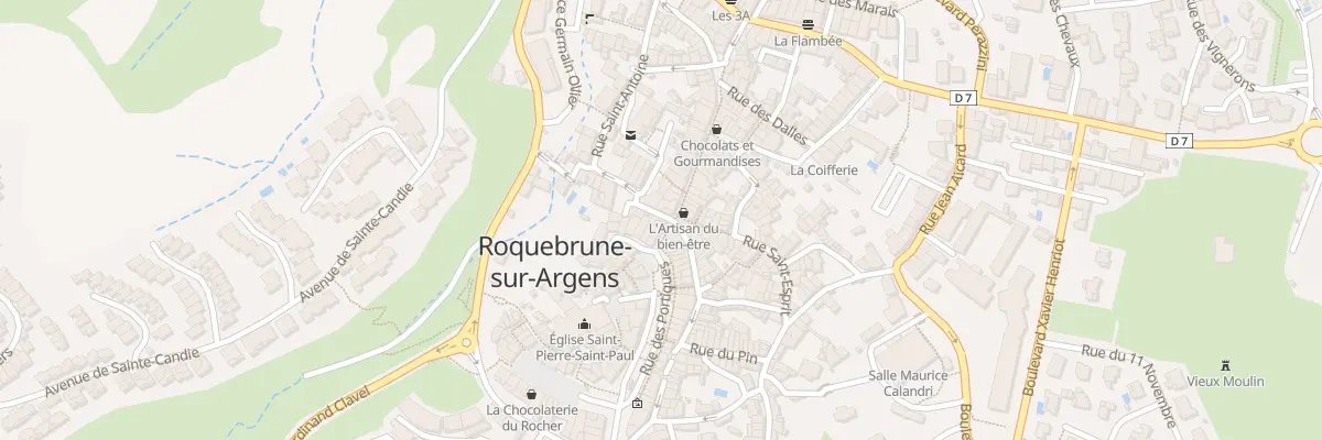 Plan du 1 Rue du Galinier à Roquebrune-sur-Argens
