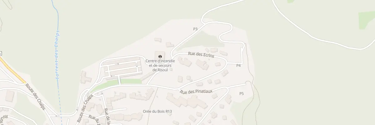 Plan du 275 Rue des Ecrins à Risoul