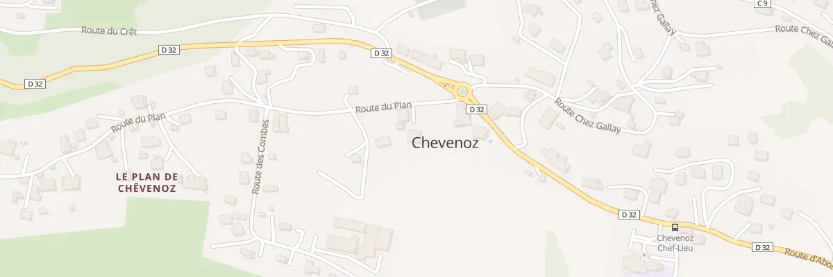Plan du 47 Rte du Plan à Chevenoz