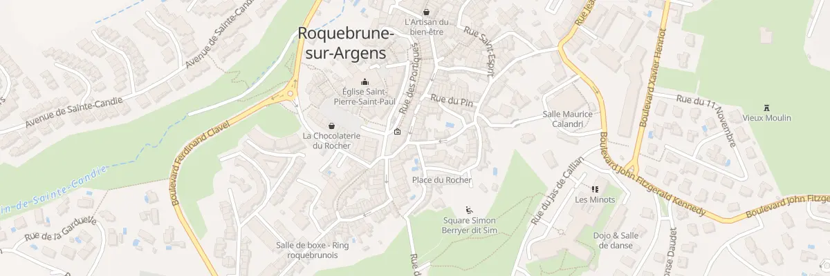 Plan du 51 Rue de l’Hotel de Ville à Roquebrune-sur-Argens