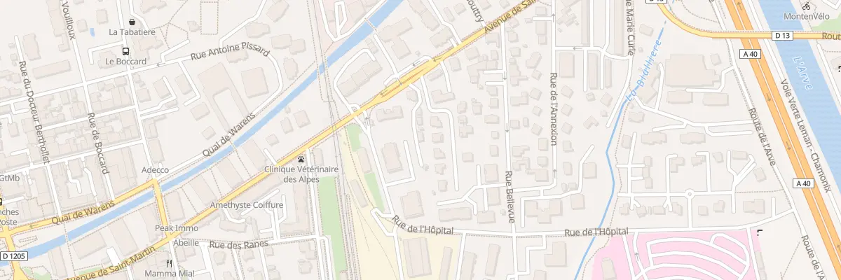 Plan du 530 Av de St Martin à Sallanches