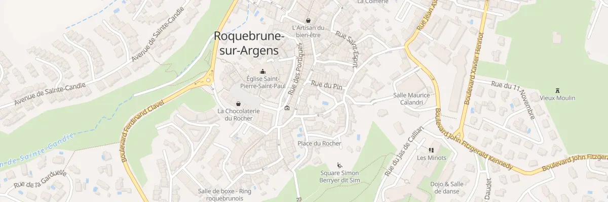 Plan du 45 Rue de l’Hotel de Ville à Roquebrune-sur-Argens