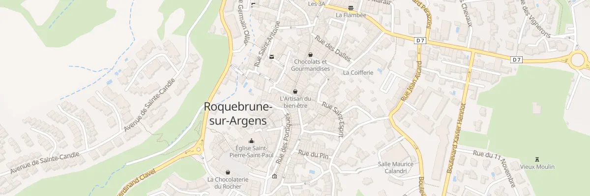 Plan du 1 Rue de l’Hotel de Ville à Roquebrune-sur-Argens