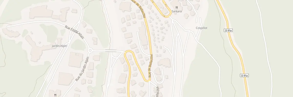 Plan du 572 Rue de Bellecote à Courchevel
