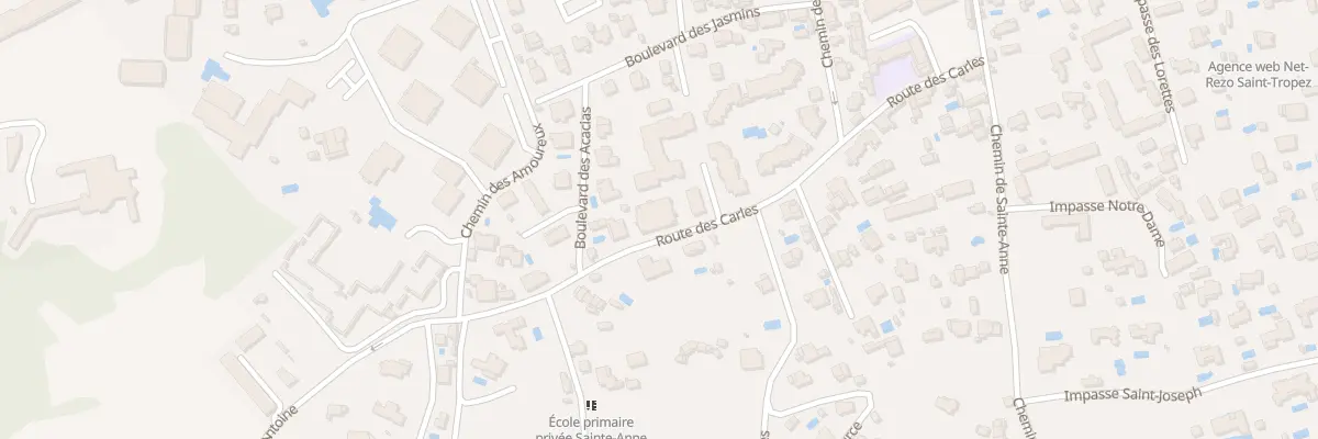 Plan du 9001 Res Les Pastourelles à Saint-Tropez