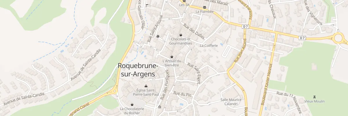 Plan du 1 Rue du Saint Esprit à Roquebrune-sur-Argens