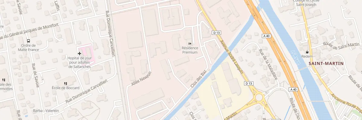 Plan du 331 Clos des Baz à Sallanches