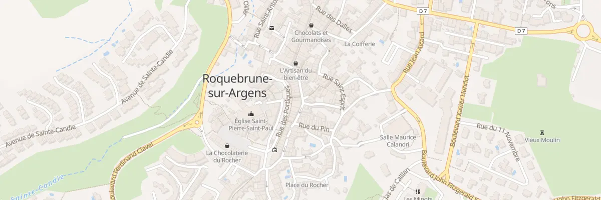 Plan du 10 Rue de l’Hotel de Ville à Roquebrune-sur-Argens