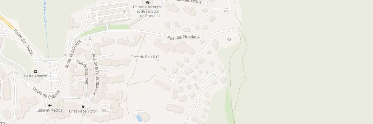 Plan du 246 Rue des Pinatiaux à Risoul