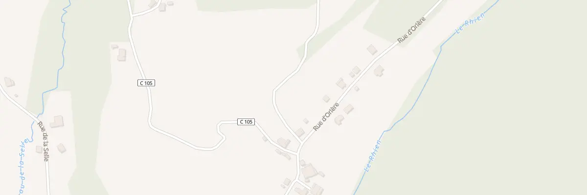 Plan du 23 Rue d’Orière à Ronchamp