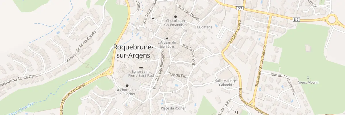 Plan du 21 Rue de l’Hotel de Ville à Roquebrune-sur-Argens