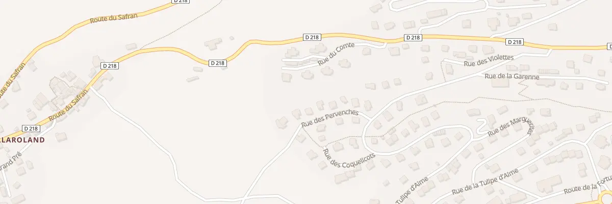 Plan du 94 Rue des Pervenches à Aime-la-Plagne