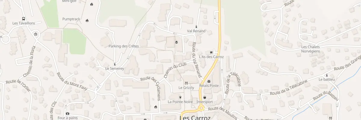 Plan du 19 Che du Club à Arâches-la-Frasse