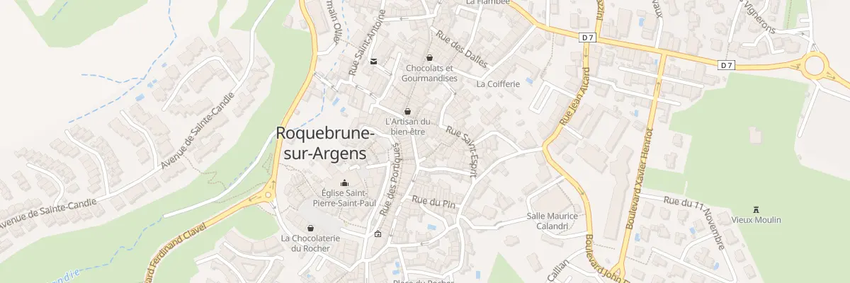 Plan du 17 Rue de l’Hotel de Ville à Roquebrune-sur-Argens