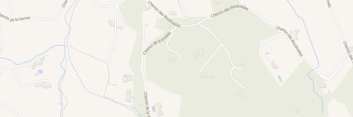Plan du 1196 Che de la Pinede à Ramatuelle