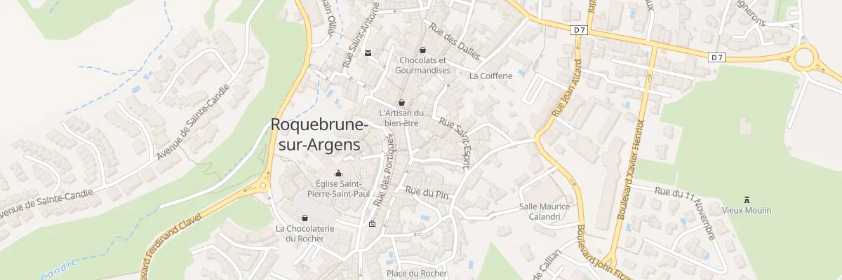 Plan du 19 Rue de l’Hotel de Ville à Roquebrune-sur-Argens