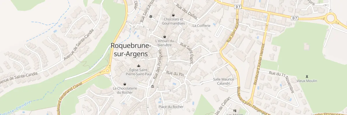 Plan du 2 Rue de la Fromagerie à Roquebrune-sur-Argens