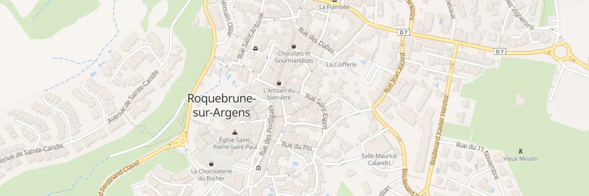 Plan du 15 Rue de l’Hotel de Ville à Roquebrune-sur-Argens