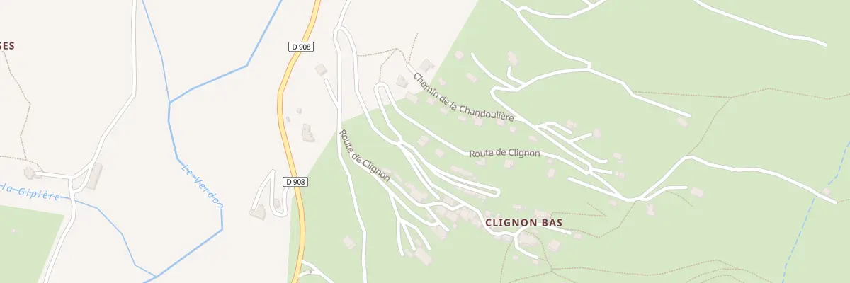 Plan du 7015 Clignon Bas à Colmars