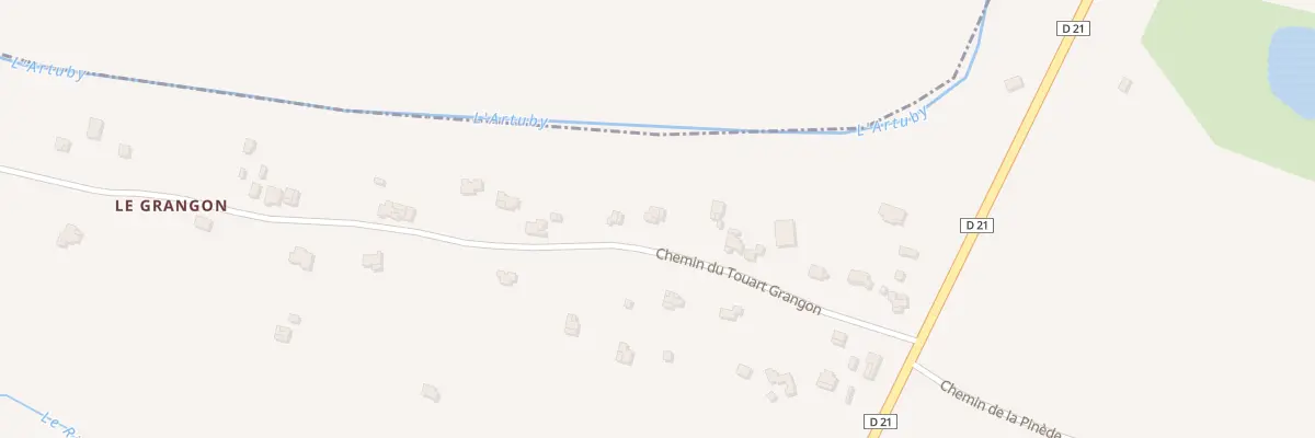 Plan du 5152 Le Touort à La Bastide