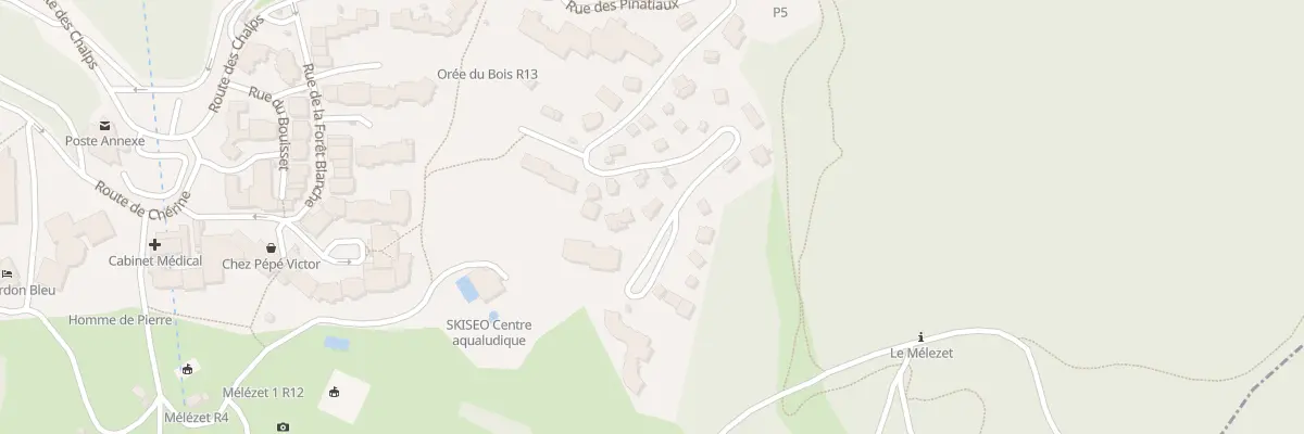Plan du 540 Rue des Pinatiaux à Risoul