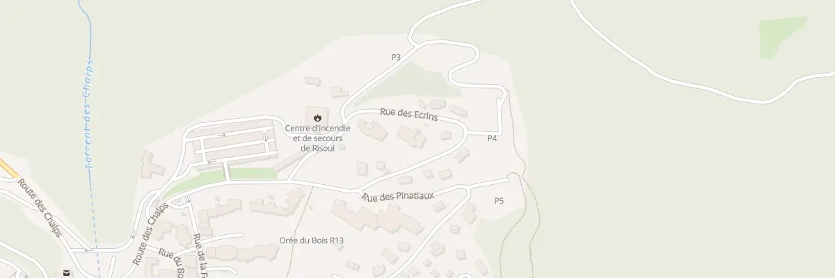 Plan du 235 Rue des Ecrins à Risoul
