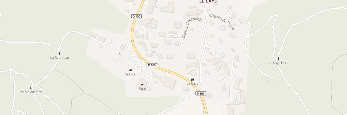 Plan du 2350 Rte de la Barliette à Arâches-la-Frasse