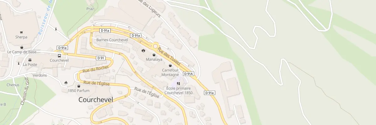 Plan du 5853 Imm Les Cimes à Courchevel