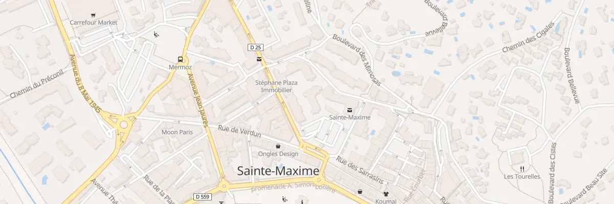 Plan du 9001 Res Le Victoria à Sainte-Maxime