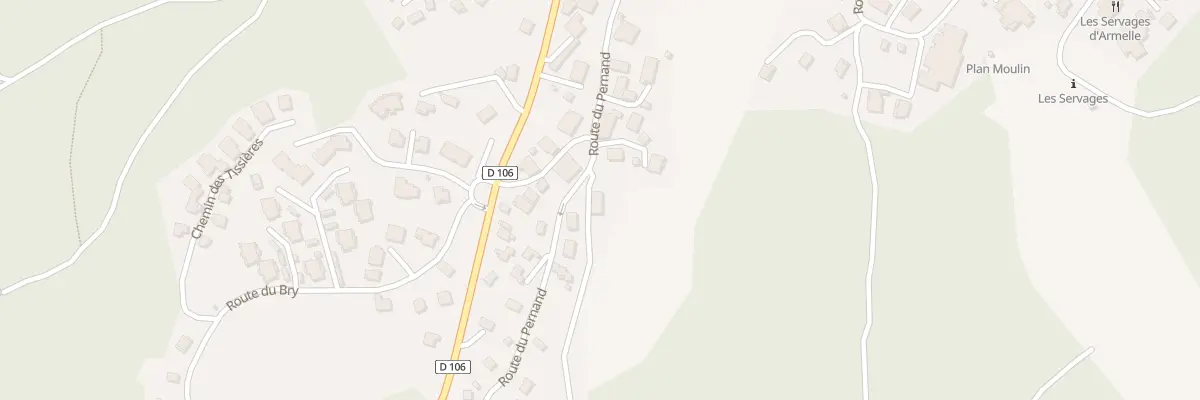 Plan du 542 Rte du Pernand à Arâches-la-Frasse