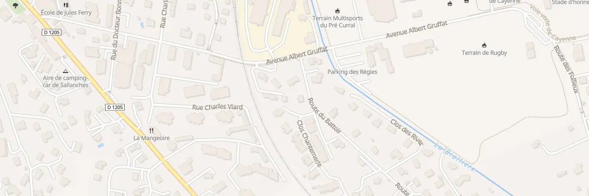Plan du 64 Rue du Battoir à Sallanches