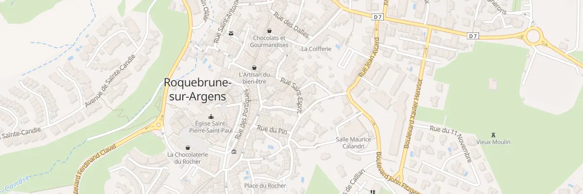 Plan du 22B Rue du Saint Esprit à Roquebrune-sur-Argens