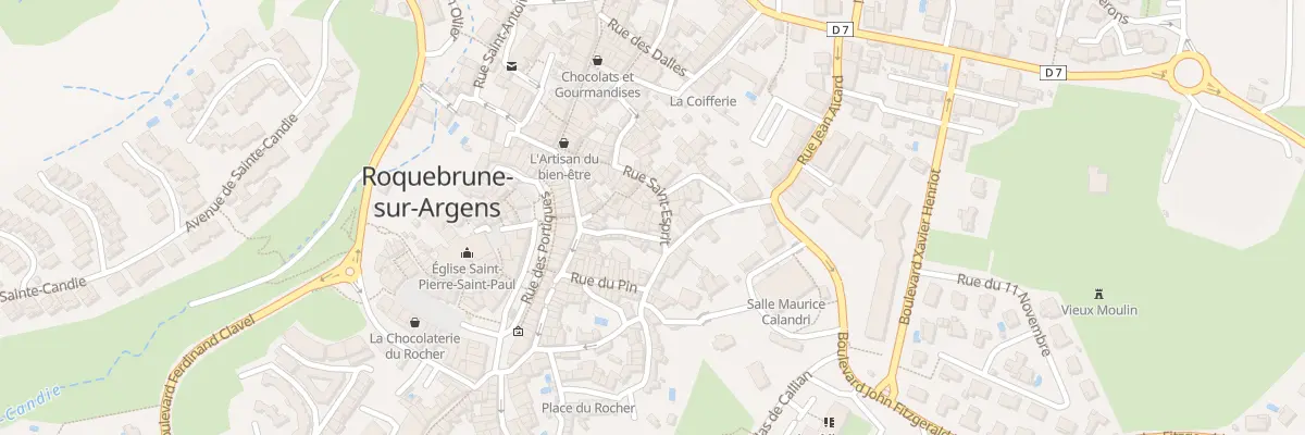 Plan du 22T Rue du Saint Esprit à Roquebrune-sur-Argens