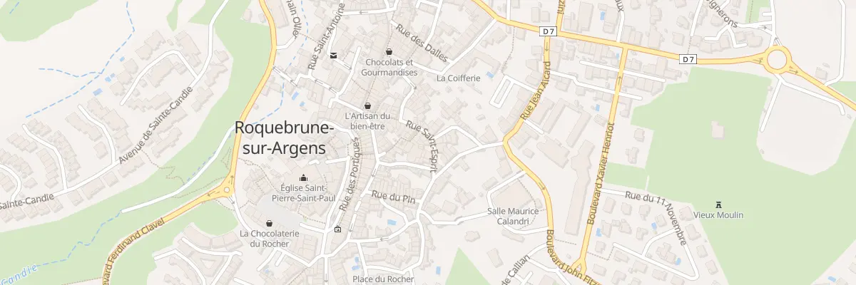 Plan du 9000 Rue du Saint Esprit à Roquebrune-sur-Argens