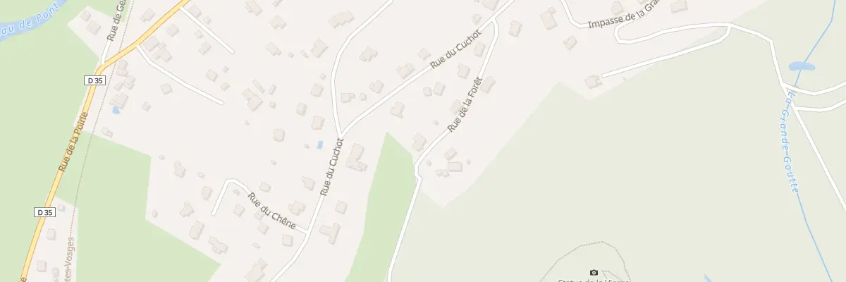 Plan du 154 Rue de la Forêt à Dommartin-lès-Remiremont