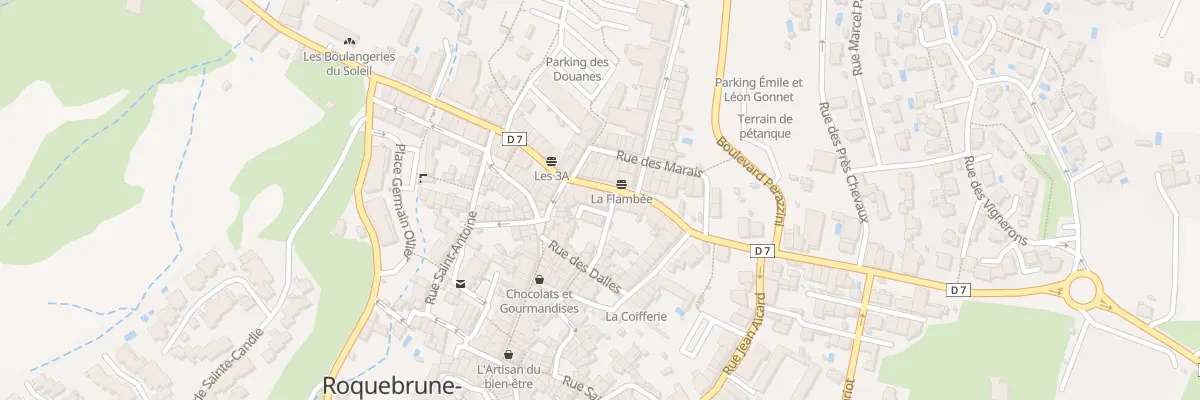 Plan du 8 Av Gabriel Peri à Roquebrune-sur-Argens