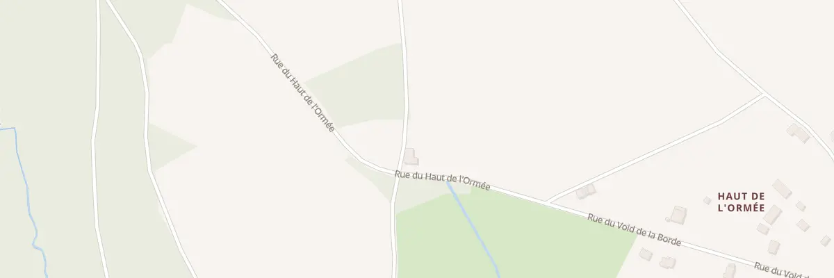 Plan du 1 Rue du Haut de l’Ormee à Viménil