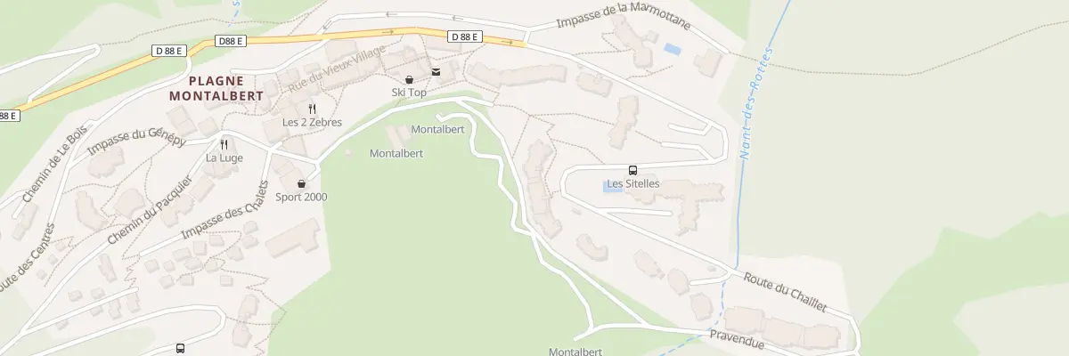 Plan du 9133 Imm Le Christiania I à Aime-la-Plagne
