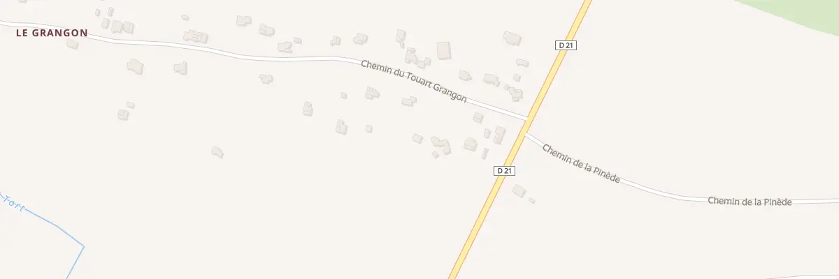 Plan du 5041 Le Touort à La Bastide