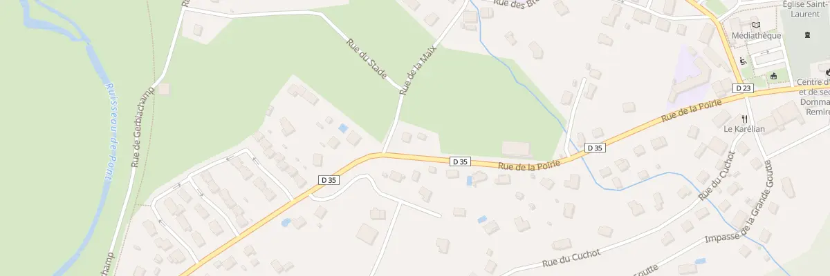 Plan du 335 Rue de la Maix à Dommartin-lès-Remiremont