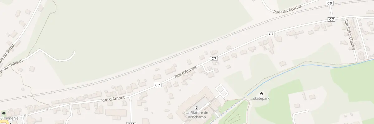 Plan du 57B Rue d’Amont à Ronchamp