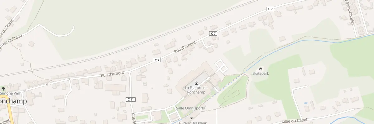 Plan du 36 Rue d’Amont à Ronchamp