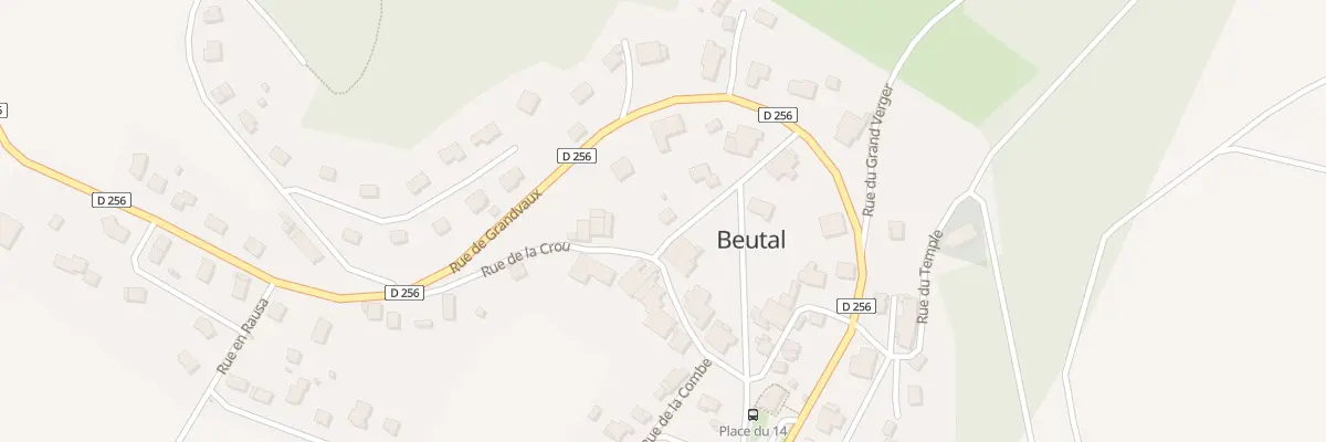 Plan du 3 Rue de l’Abreuvoir à Beutal