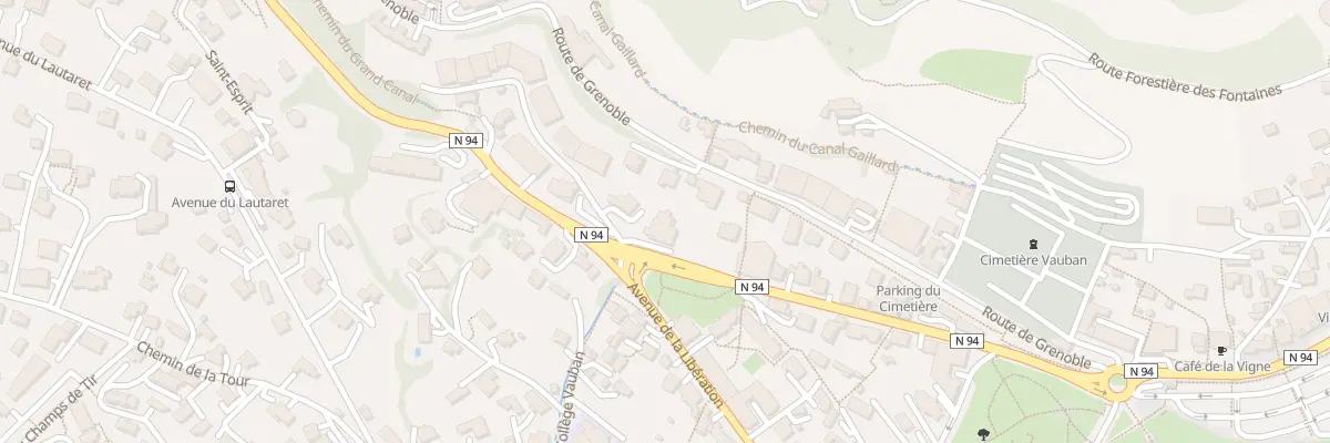Plan du 26 Av Baldenberger à Briançon