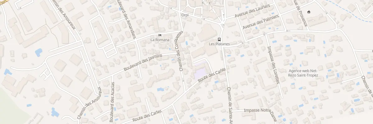 Plan du 13 Che des Conquettes à Saint-Tropez