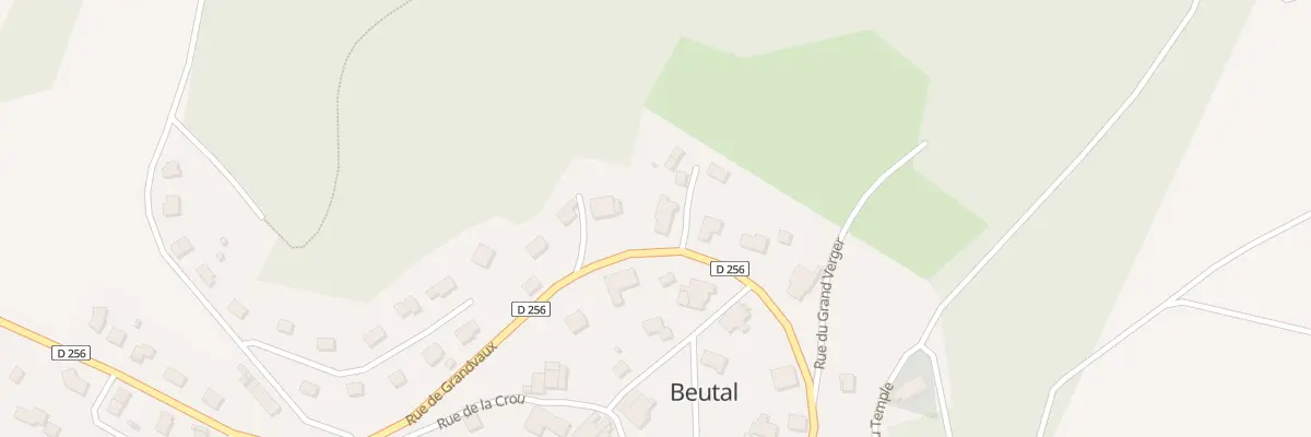 Plan du 8 Rue de Grandvaux à Beutal