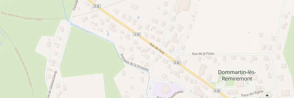 Plan du 431 Rue de Pont à Dommartin-lès-Remiremont
