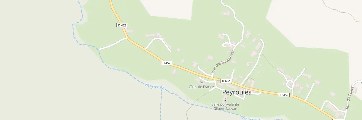 Plan du 7006 Les Sauterons à Peyroules