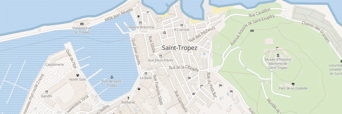 Plan du 8 Rue du Portail Neuf à Saint-Tropez