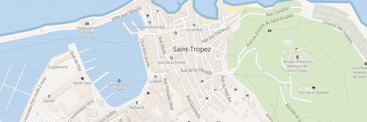 Plan du 10 Rue du Portail Neuf à Saint-Tropez